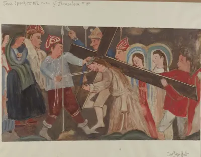 Station Of The Cross No 8 Jesus Speaks To The Women Of Jerusalem