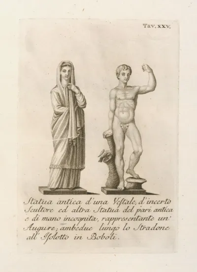 Statua Antica Duna Vestale Dincerto