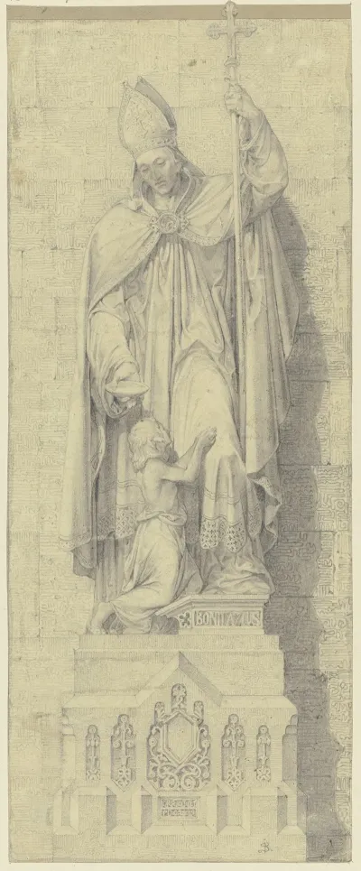 Statue Des Heiligen Bonifazius