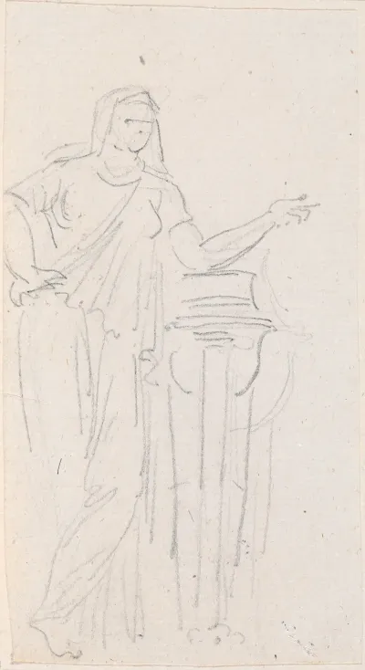 Statue Of A Vestal Virgin