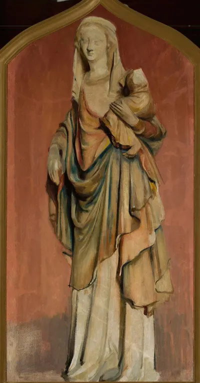 Statue Of Gothic Madonna