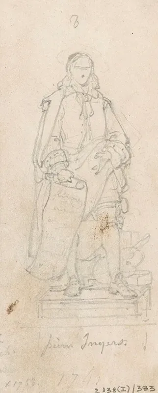 Statue Of The Painter Peter Snijers