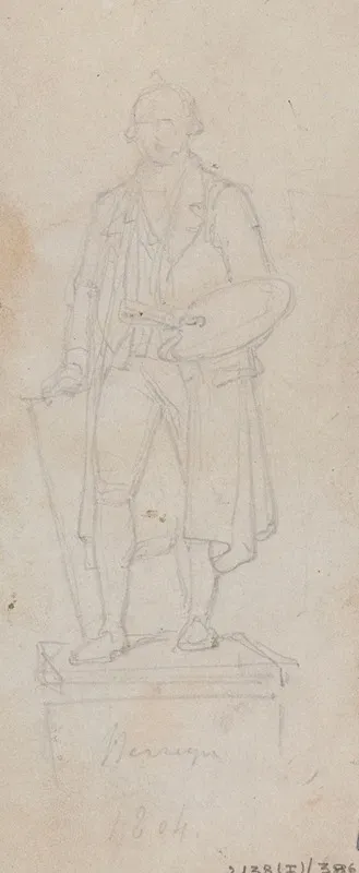 Statue Of The Painter Willem Jacob Herreyns