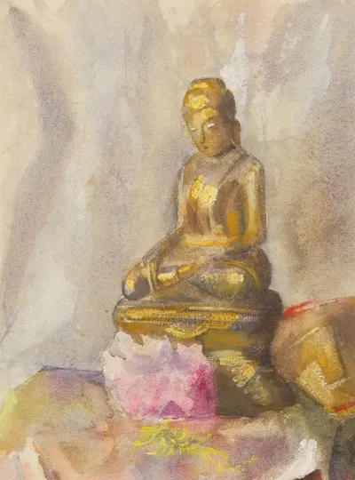 Statuette Of A Buddha