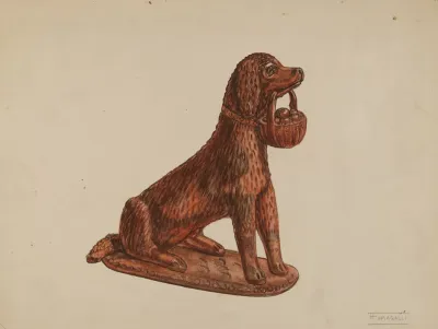 Statuette Of A Dog