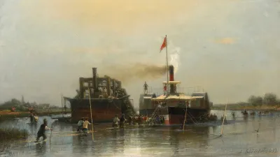 Steamship On The Don