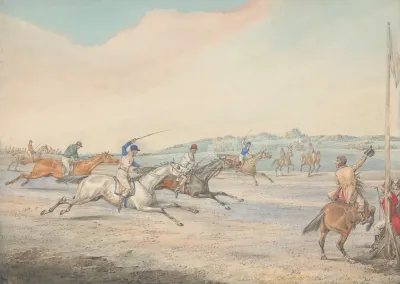Steeplechasing The Finish