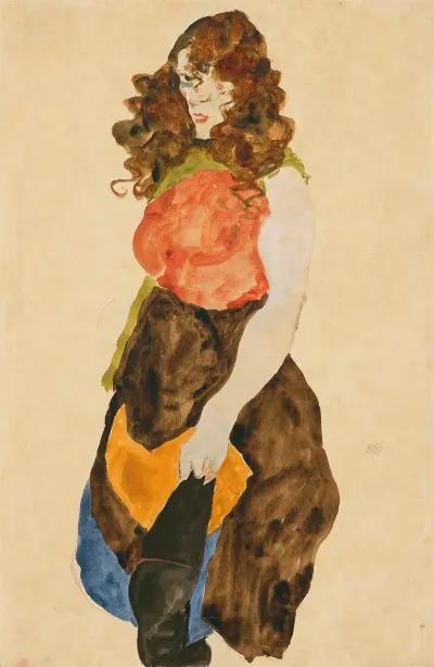 Stehende Frau Dirne