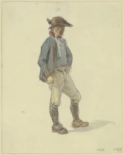 Stehender Bauer Nach Rechts