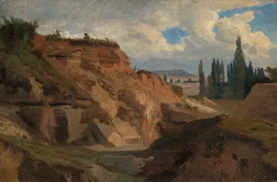 Steinbruch In Sudfrankreich