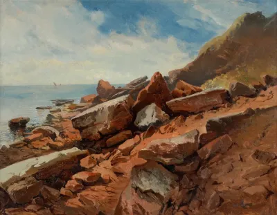 Steinkuste In Helgoland