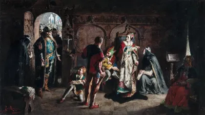 Sten Sture The Elder Frees The Captive Danish Queen Kristina From The Vadstena Monastery