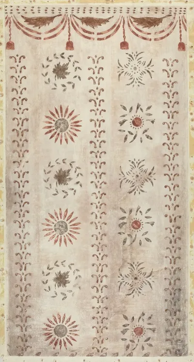Stencilled Wall 5