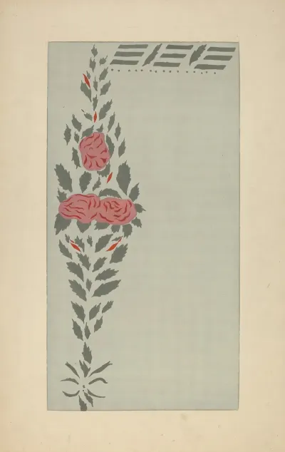 Stencilled Wall Detail 2