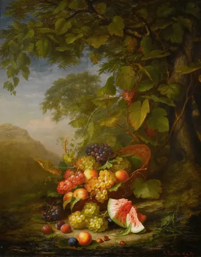 Still Life In A Landscape