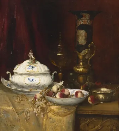 Still Life Of Elegant Objects