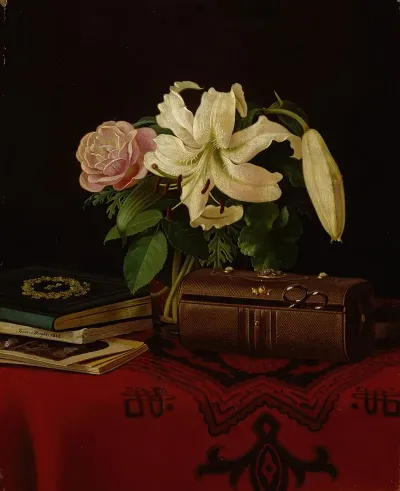 Still Life On A Ladys Worktable
