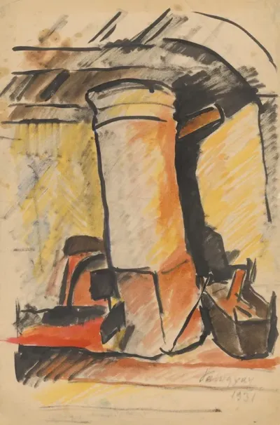 Still Life Study For A Painting