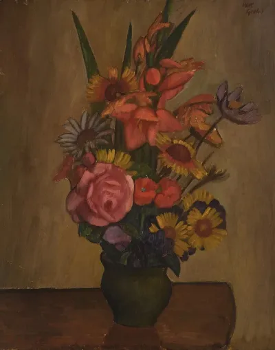 Still Life Vase With Flowers