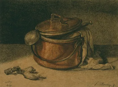 Still Life With A Copper Pot And Ladle