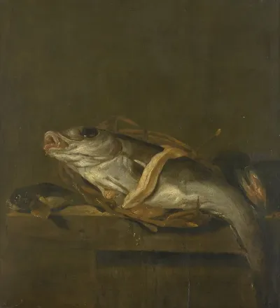 Still Life With A Haddock And Gurnard