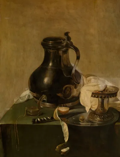Still Life With A Pewter Flagon