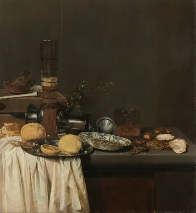 Still Life With A Tall Beer Glass