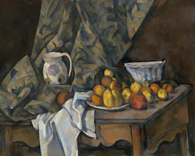 Still Life With Apples And Peaches