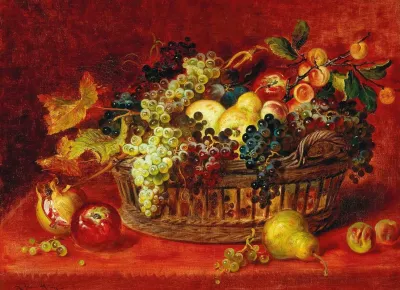 Still Life With Basket Of Fruit