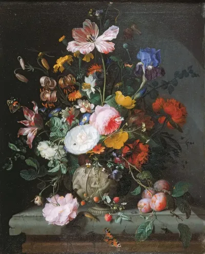 Still Life With Bouquet Of Flowers 2