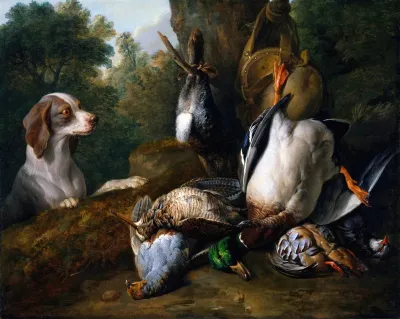 Still Life With Dog And Game