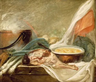 Still Life With Eggs And A Leg Of Mutton