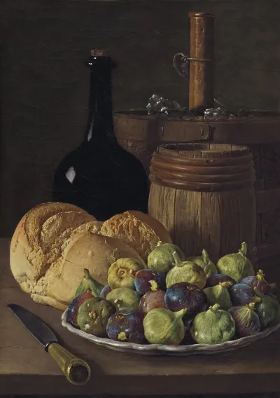 Still Life With Figs And Bread