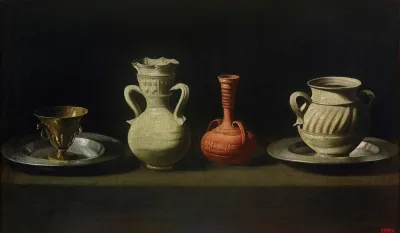 Still Life With Four Vessels