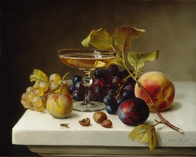 Still Life With Fruit And Champagne 2