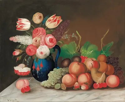 Still Life With Fruit And Flowers 5