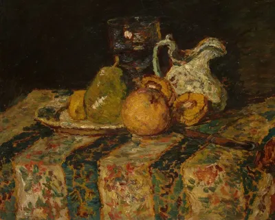 Still Life With Fruit And Wine Jug