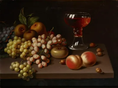 Still Life With Fruit Copy After Jac Stockmann
