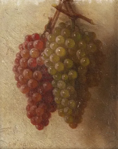 Still Life With Hanging Grapes