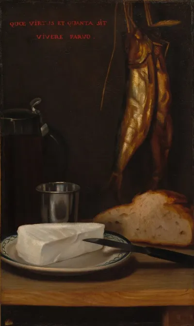 Still Life With Herring Bread And Cheese