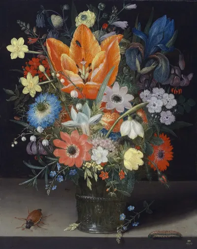 Still Life With Iris