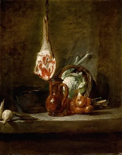 Still Life With Leg Of Lamb