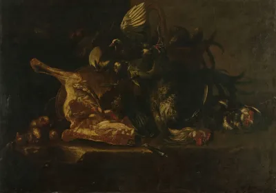 Still Life With Meat And Dead Birds
