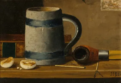 Still Life With Mug And Pipe