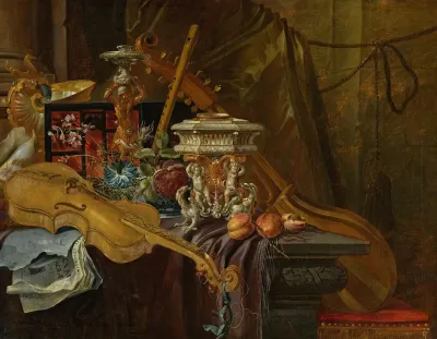 Still Life With Musical Instruments