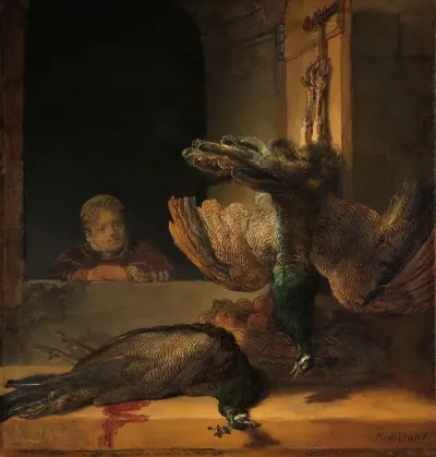 Still Life With Peacocks