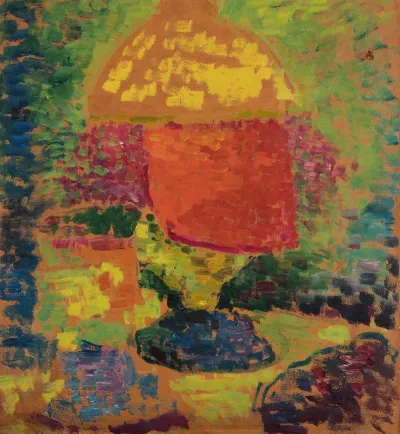 Still Life With Petroleum Lamp