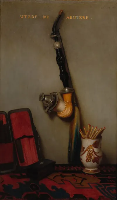 Still Life With Pipe And Matches