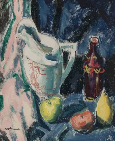Still Life With Pitcher And Fruit