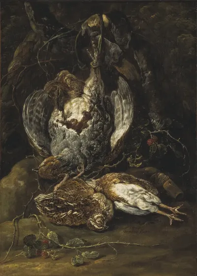 Still Life With Quails And A Partridge